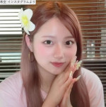 希空、近影　※「希空」インスタグラム