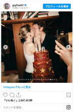 ブラッドリー・クーパーとジジ・ハディッド、婚約間近か※「Gigi Hadid」インスタグラム