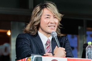 「WRESTLE KINGDOM 20 in 東京ドーム 棚橋弘至引退」公開記者会見に登場した棚橋弘至