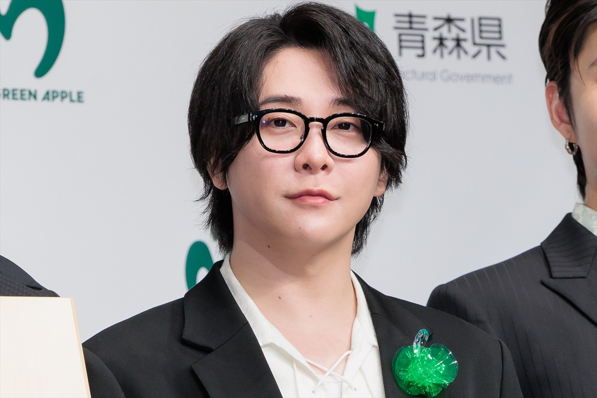Mrs. GREEN APPLE「グリーンアップル大使」就任　“りんごアレルギー”大森元貴「僕が1番驚いてます」