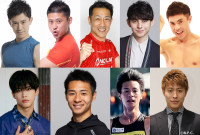 『オールスター感謝祭'25秋』名物「赤坂5丁目ミニマラソン」に参加する（上段左から）森渉、ワタリ119、森脇健児、ハリー杉山、小島よしお、（下段左から）菅田琳寧（B＆ZAI）、赤崎暁（中央2枚）、柿谷曜一朗