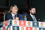 「WRESTLE KINGDOM 20 in 東京ドーム 棚橋弘至引退」公開記者会見の様子