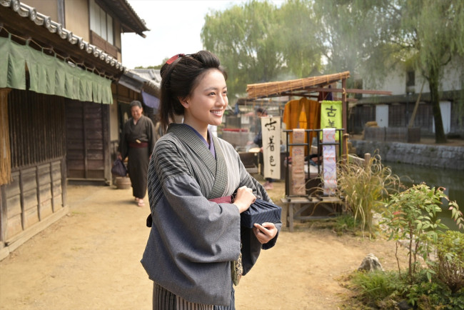連続テレビ小説『風、薫る』のクランクインを迎えた上坂樹里