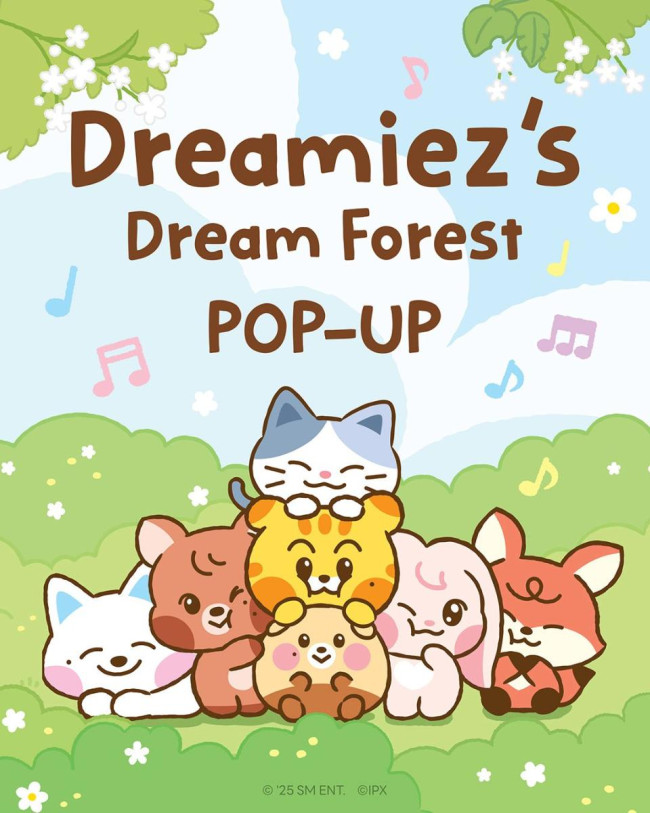 渋谷でNCT DREAM公式キャラクター“Dreamiez”ポップアップ開催へ！　無料のレシート写真機も登場