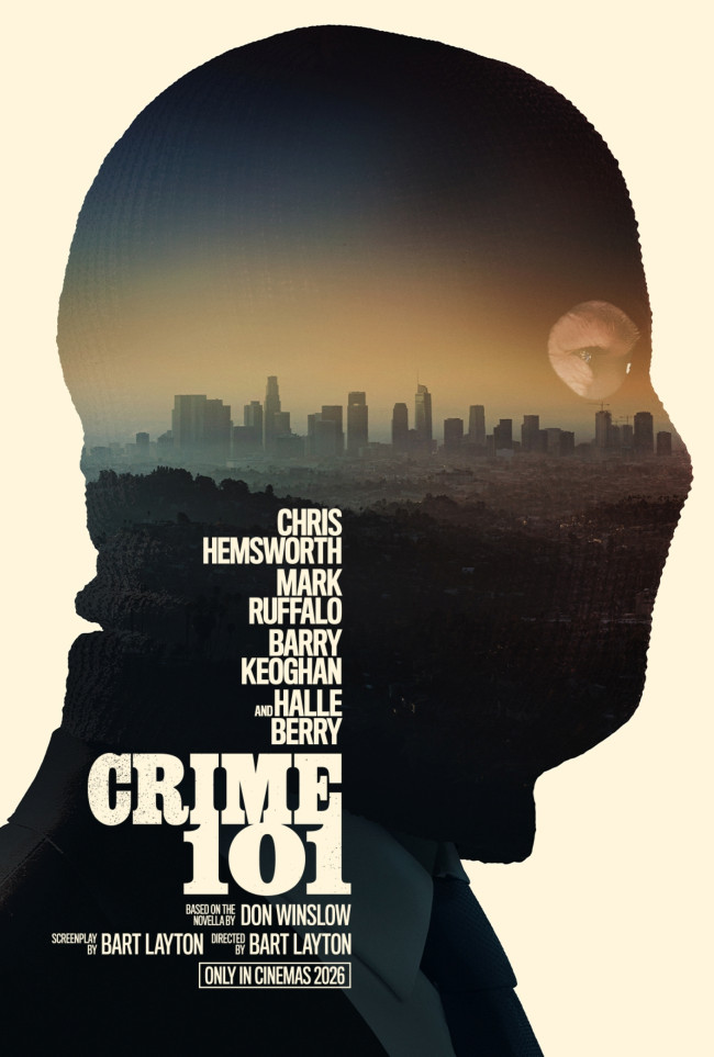 映画『クライム101』ポスタービジュアル
