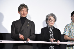 映画『TOKYOタクシー』初日舞台挨拶の様子