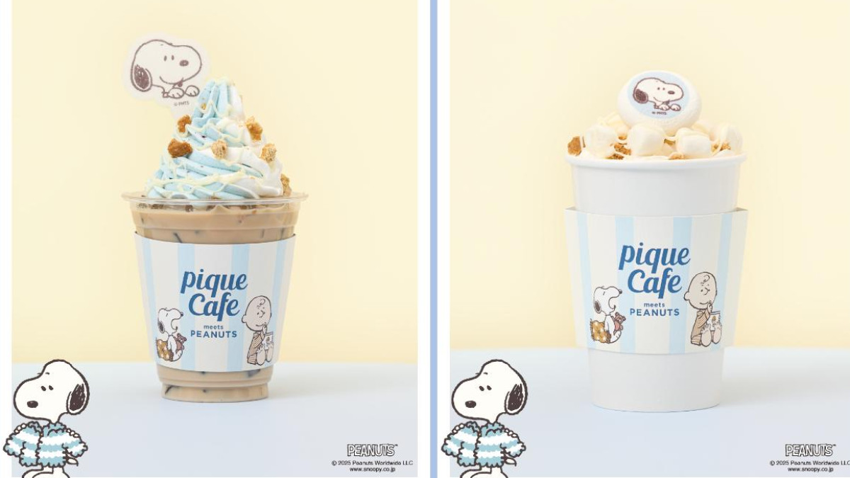 ピケカフェ」×『PEANUTS』が初コラボ！ スヌーピーの大好物をイメージ
