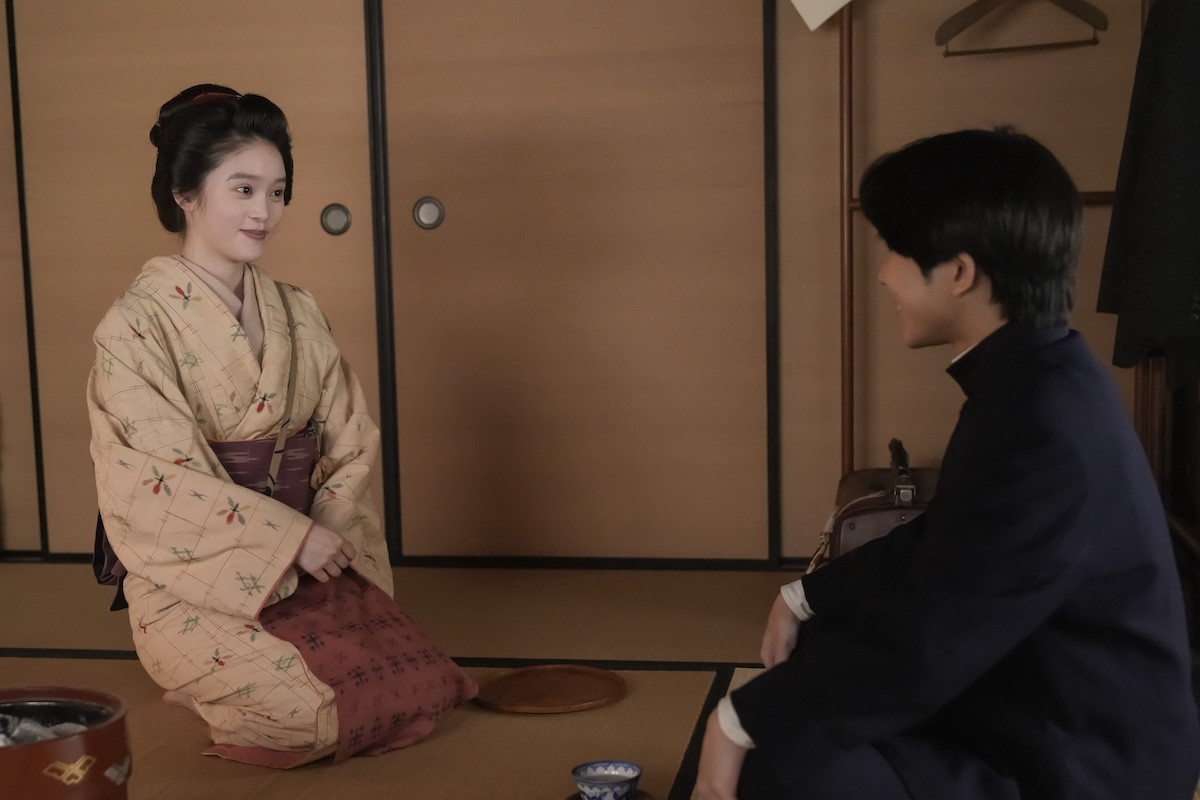 来週の『ばけばけ』“トキ”高石あかり、松江中学の生徒“小谷”下川恭平と交流を深める