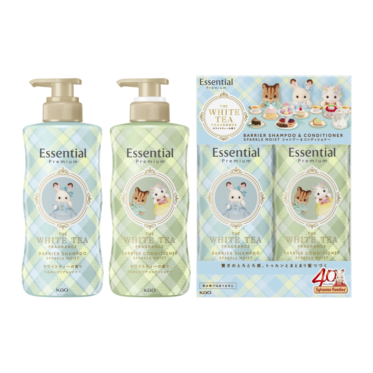 『シルバニアファミリー』×「エッセンシャル」がコラボ! “ホワイトティーの香り”の限定アイテム5種発売へ