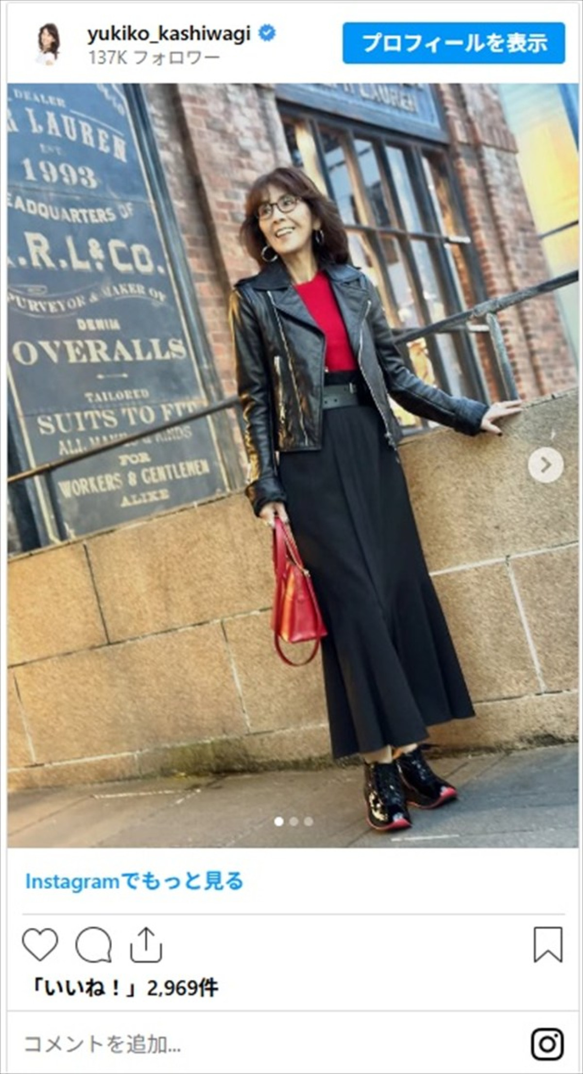 “シニア世代のおしゃれ番長"柏木由紀子、気品あふれる秋冬コーデまとめ「若々しい」「大人の可愛いさのお手本」