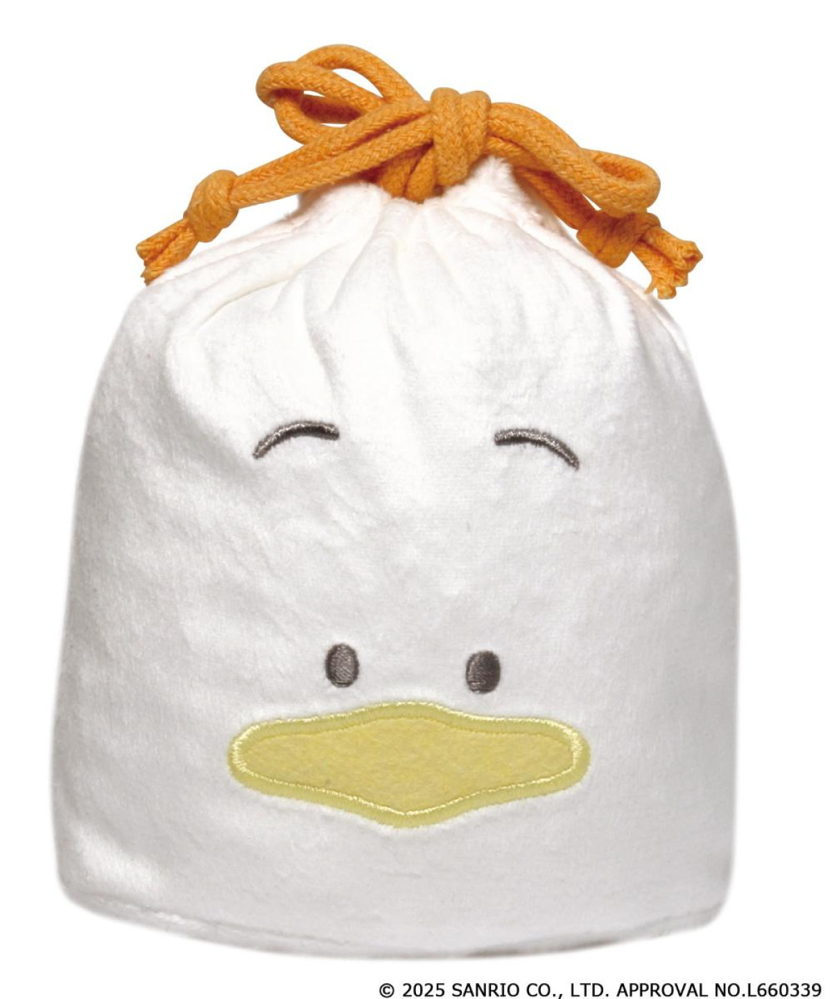 251215「はぴだんぶい ふわふわフェイス巾着」