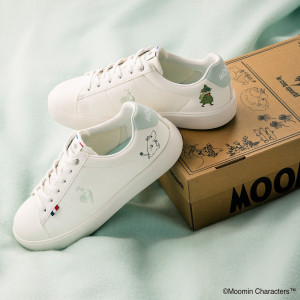 『ムーミン』×「ルコックスポルティフ」コラボに新作！　リトルミイなどをあしらったスニーカー2型登場