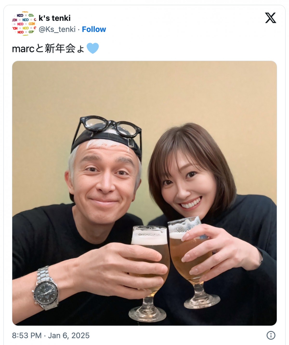 （写真左から）マーク・パンサー、KEIKO　※「globe・KEIKO」エックス