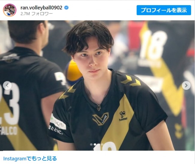 高橋藍、“ファン撮影”の写真を公開！　一言コメントに「優しい」「最高すぎる」とファン感動