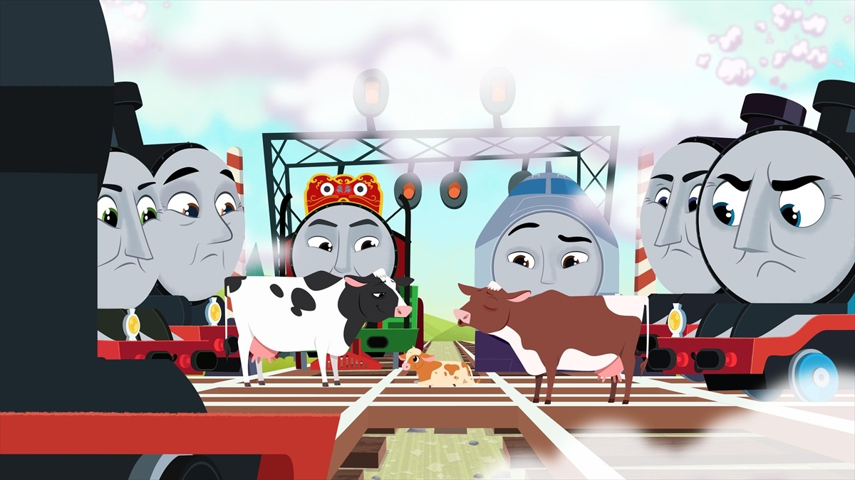 『映画 きかんしゃトーマス』テーマソング歌唱シーンを公開　“いちばんのきかんしゃ”になるために⼤切なことを歌う