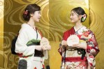 2025 年 乃木坂46 新成人お披露目に登場した（左から）筒井あやめ、井上和
