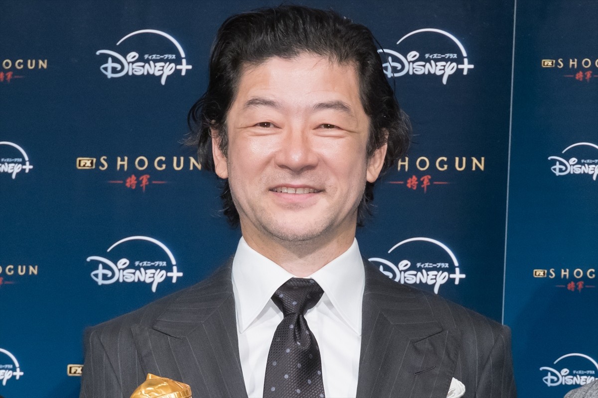 浅野忠信、『SHOGUN 将軍』GG賞4冠受賞で妻・中田クルミに感謝「サポートがなかったら消えていなくなっていた」