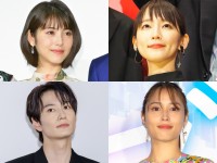 （左上から時計回りで）浜辺美波、吉岡里帆、広瀬アリス、岡田将生