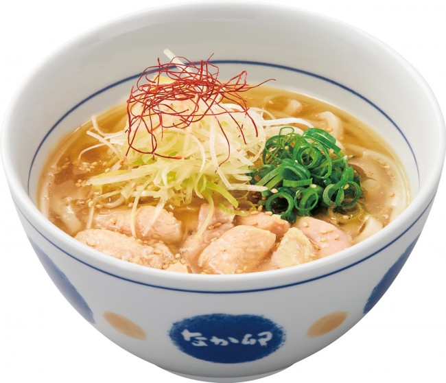 なか卯「白髪ねぎ鶏塩うどん」登場！　シャキシャキ食感がやみつきになる新メニュー