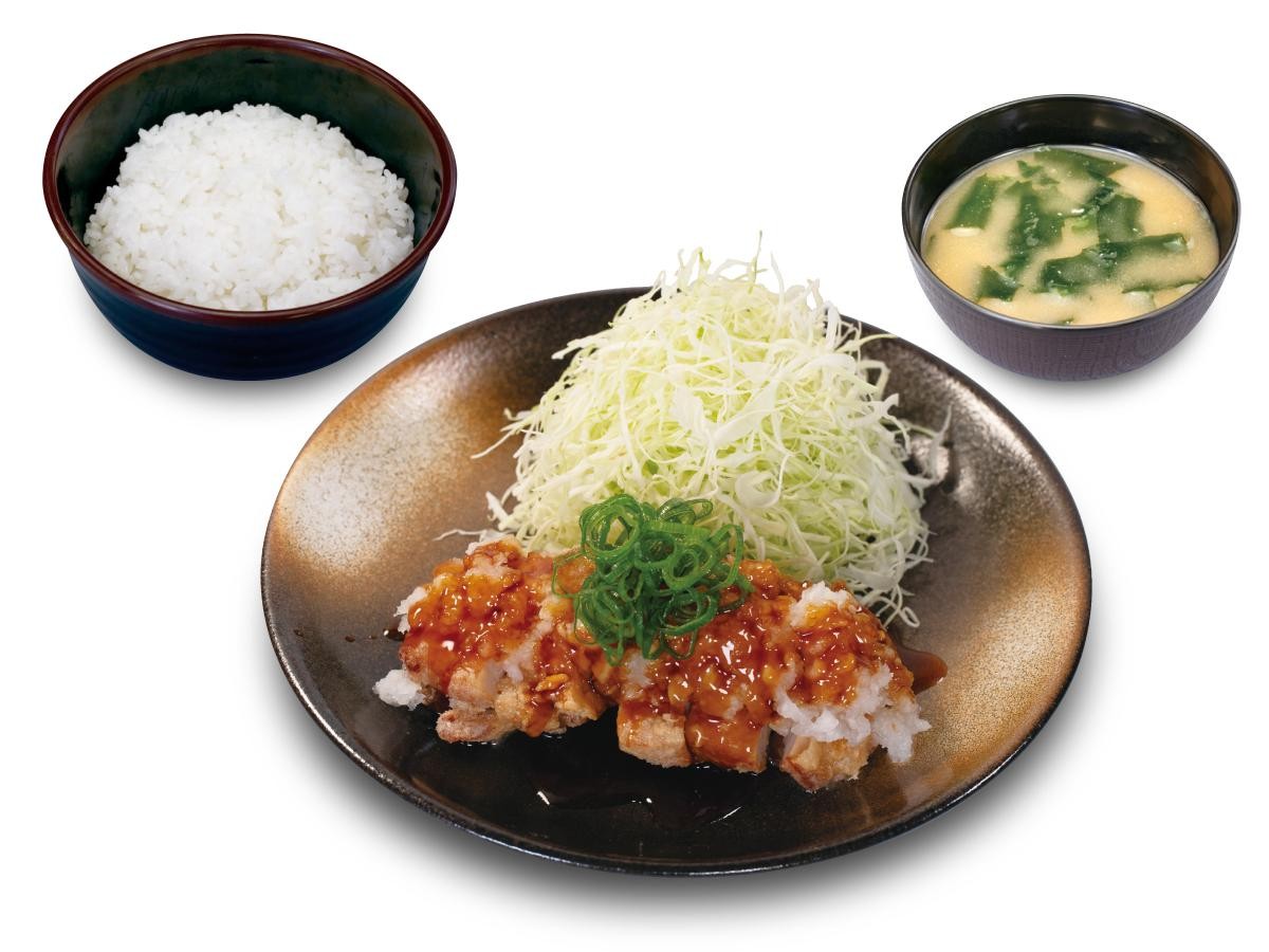 松のや「鶏の竜田揚げ定食」発売！　甘辛い醤油タレと鬼おろしが相性抜群の一品