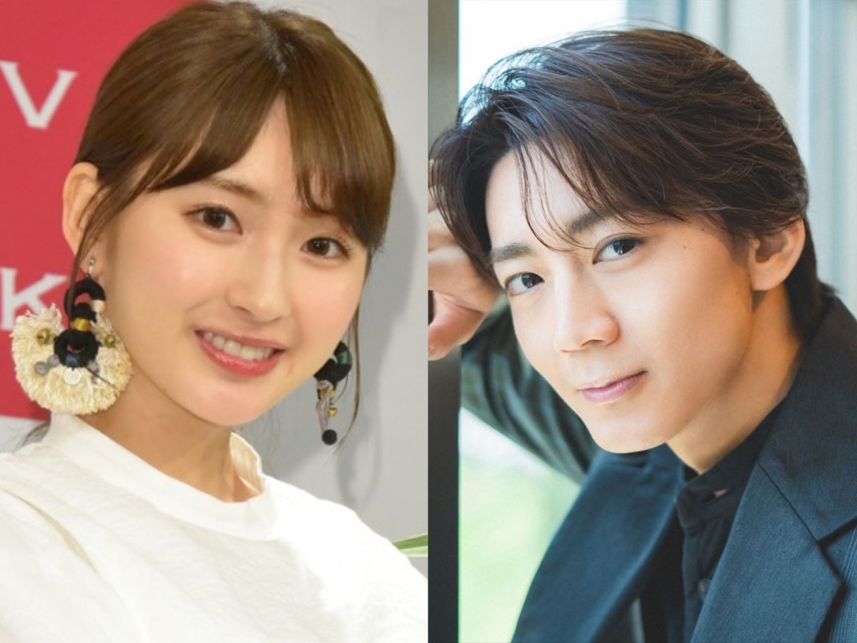 結婚を発表した井上小百合と長妻怜央