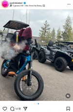 薬物疑惑のジャスティン・ビーバー、スモーク画像を公開しファンを心配させる※「Justin Bieber」インスタグラム
