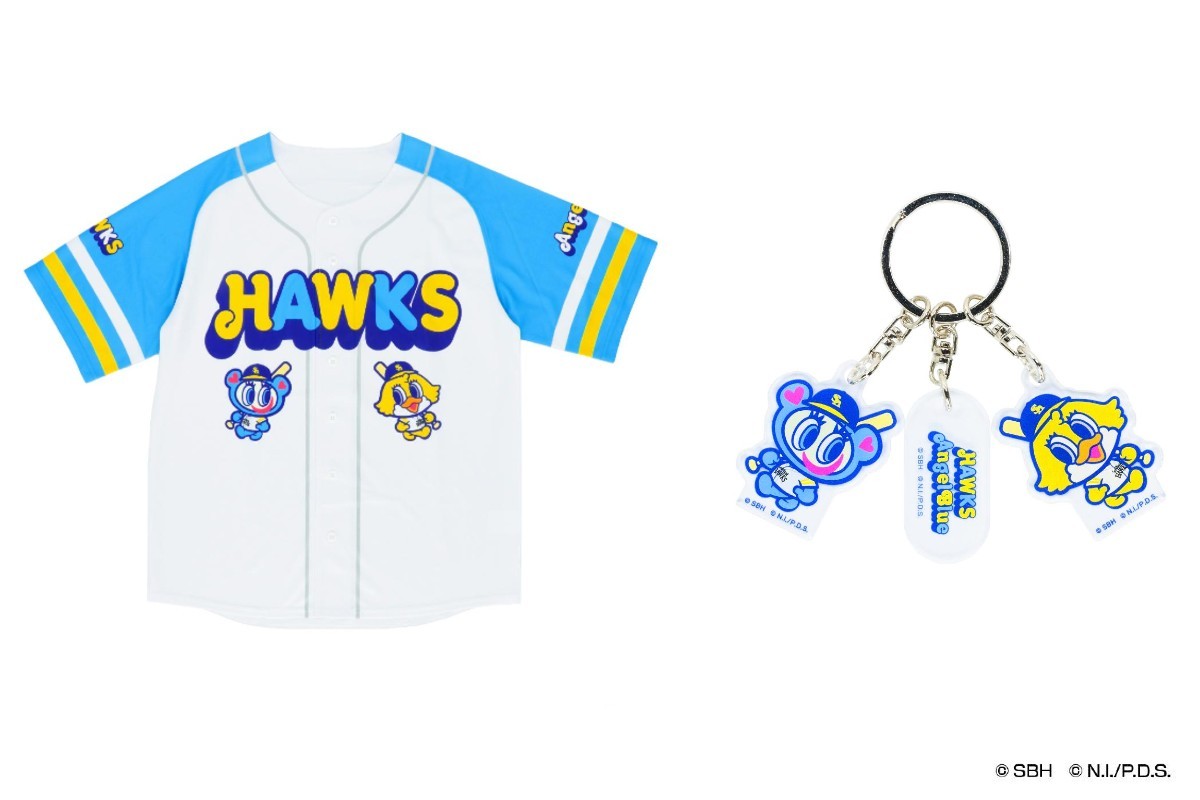 ソフトバンクホークス「エンジェルブルー」とコラボ！　トートバッグなどオリジナルグッズを展開