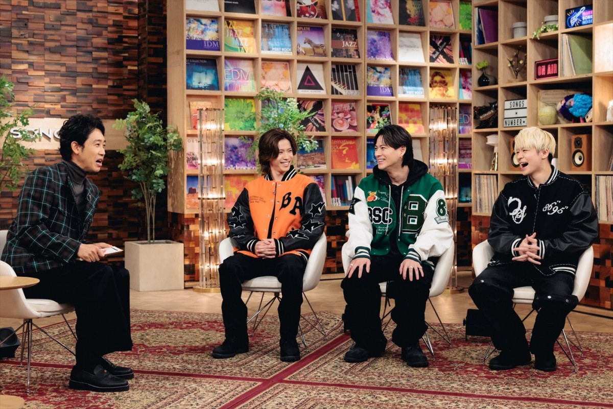 Number_i、『SONGS』初登場！　平野紫耀、岸優太、神宮寺勇太がインタビューで想い明かす