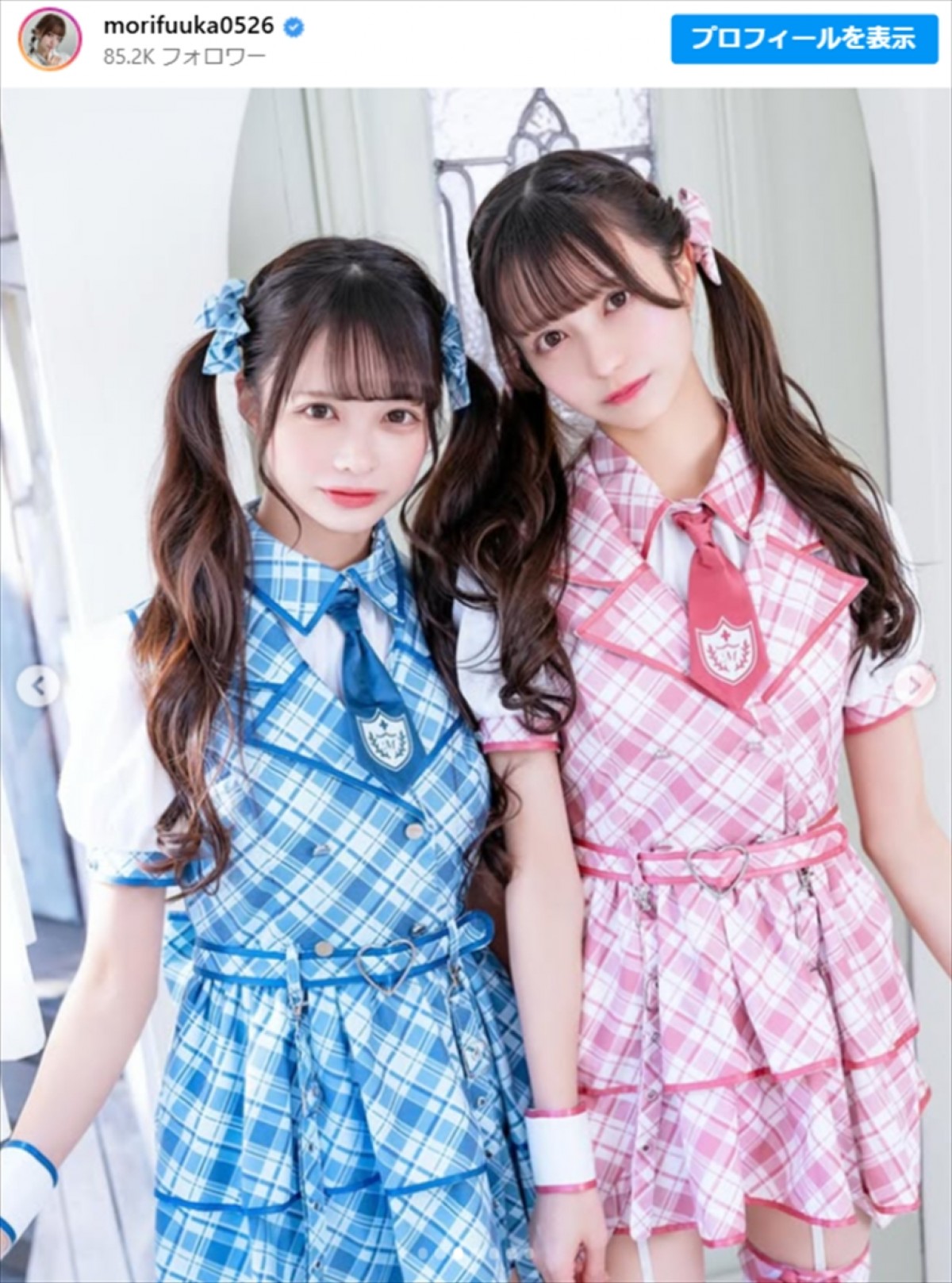 「日本一カワイイ双子」と大反響！　アイドル・森ふう花＆柊ききが「美しすぎる」　“双子グラビア”も話題