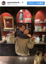 キンコン西野、相方・カジサックと抱き合いイチャイチャ「めちゃくちゃ仲良しさん」