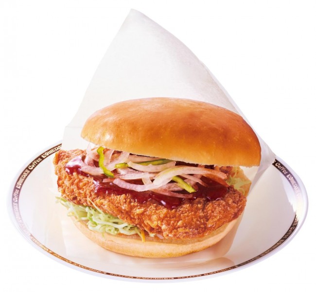 コメダ珈琲店「鶏タツタバーガー」が復活！　生姜醤油ソースが香るさっぱり＆コク深い一品