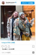 ドリュー・バリモアが来日！日本橋三越や古着屋など来日セレブらしからぬスポットを堪能※「Drew Barrymore」インスタグラム