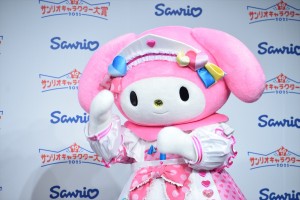 サンリオ「キャラ大」ついに開幕！　マイメロディ、早口言葉に挑むも失敗「ごめんなさ〜い！」〈取材レポ〉