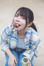 “日本一だらしない”キャンプ女子153cmたにりか1stデジタル写真集『週末ふたりキャンプ』（blueprint）より先行カット第3弾