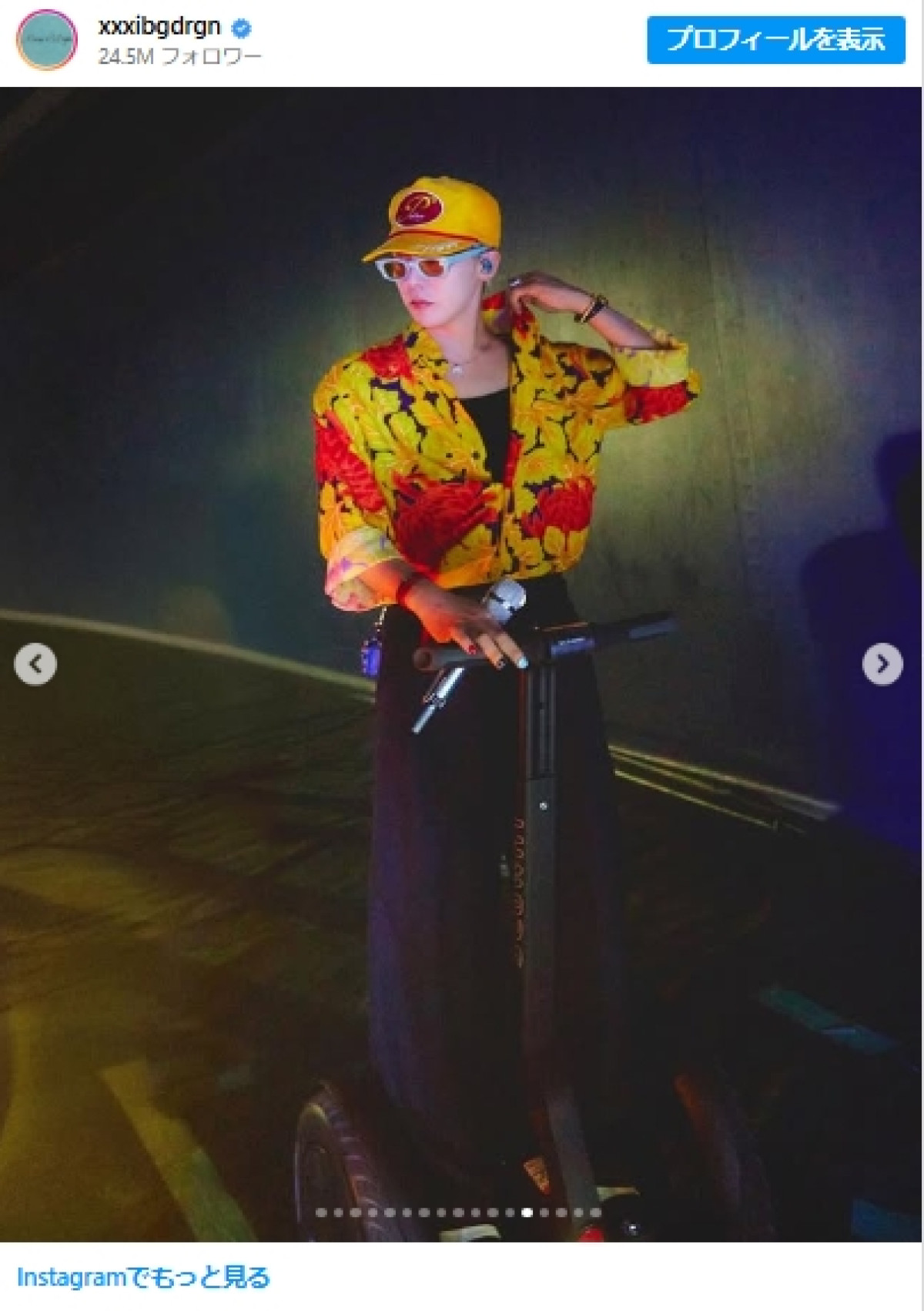 京セラドーム大阪公演のオフショットを披露したG-DRAGON＿20250529