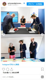 キャサリン妃、さわやかなマリンルックで英軍艦艇の命名式に出席※「The Prince and Princess of Wales」インスタグラム