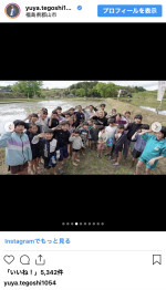 2021年から福島県で米づくりを行っている手越祐也　※「手越祐也」インスタグラム
