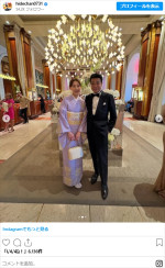 中山秀征、家族ショット　※「中山秀征」インスタグラム