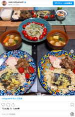 西山茉希、手作り料理　※「西山茉希」インスタグラム