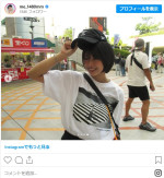 サザンのライブに参戦した桑島海空がかわいい　※「桑島海空」インスタグラム