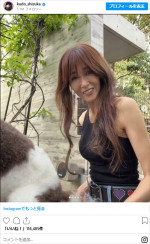 工藤静香、ソロショット　※「工藤静香」インスタグラム