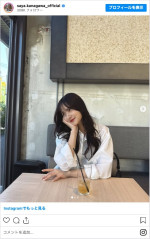乃木坂46・金川紗耶、カフェでの1枚が美しい　※「金川紗耶」インスタグラム