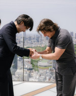 映画『ミッション：インポッシブル／ファイナル・レコニング』（左から）山崎貴監督、トム・クルーズ