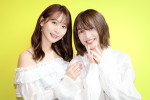 テレビアニメ『ニャイト・オブ・ザ・リビングキャット』インタビューより（左から）ツツミ役・芹澤優、カオル役・上田麗奈