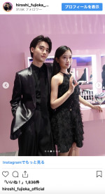 （写真左から）藤岡真威人、天翔天音　※「藤岡弘、」インスタグラム
