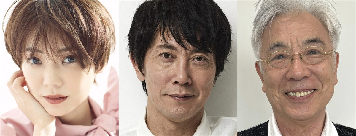 BS時代劇『浮浪雲』に出演する(左から)倉科カナ、佐々木蔵之介、イッセー尾形