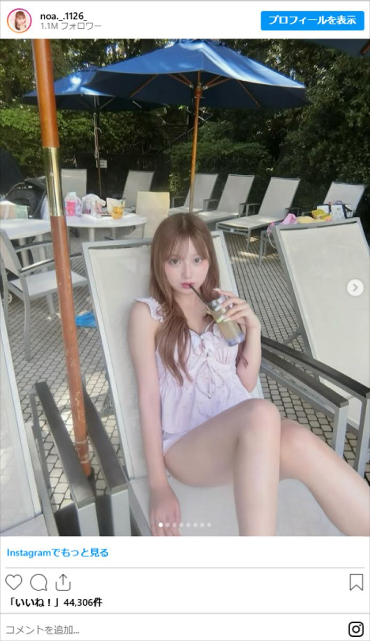 辻希美の長女・希空、“水着”で夏全開　美スタイルに衝撃「今年初プール」