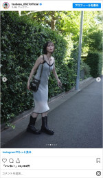 本田翼が披露した夏の私服姿　※「本田翼」インスタグラム