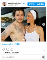 確執が問題のベッカム家長男、妻とラブラブ写真をシェア 　愛妹ハーパーの誕生日も欠席か※「Brooklyn Beckham」インスタグラム