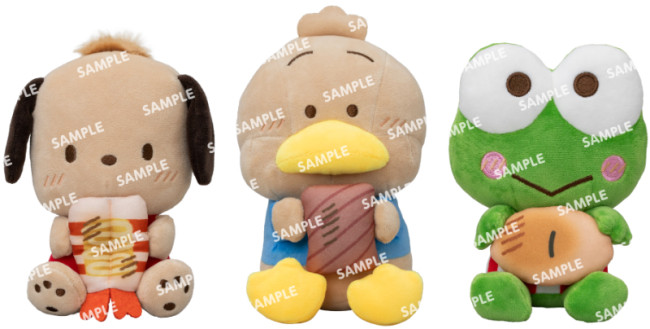 スシロー×はぴだんぶい　はぴなついぇい！　コラボ限定ぬいぐるみ　２点セット！ 写真）「スシロー」×『はぴだんぶい』がコラボ！ 限定